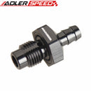 Proline Fuel Cell Vent 6ORB (ORB-6) to 3/8" BARB Adapter Aluminum Black