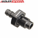 Proline Fuel Cell Vent 6ORB (ORB-6) to 3/8" BARB Adapter Aluminum Black