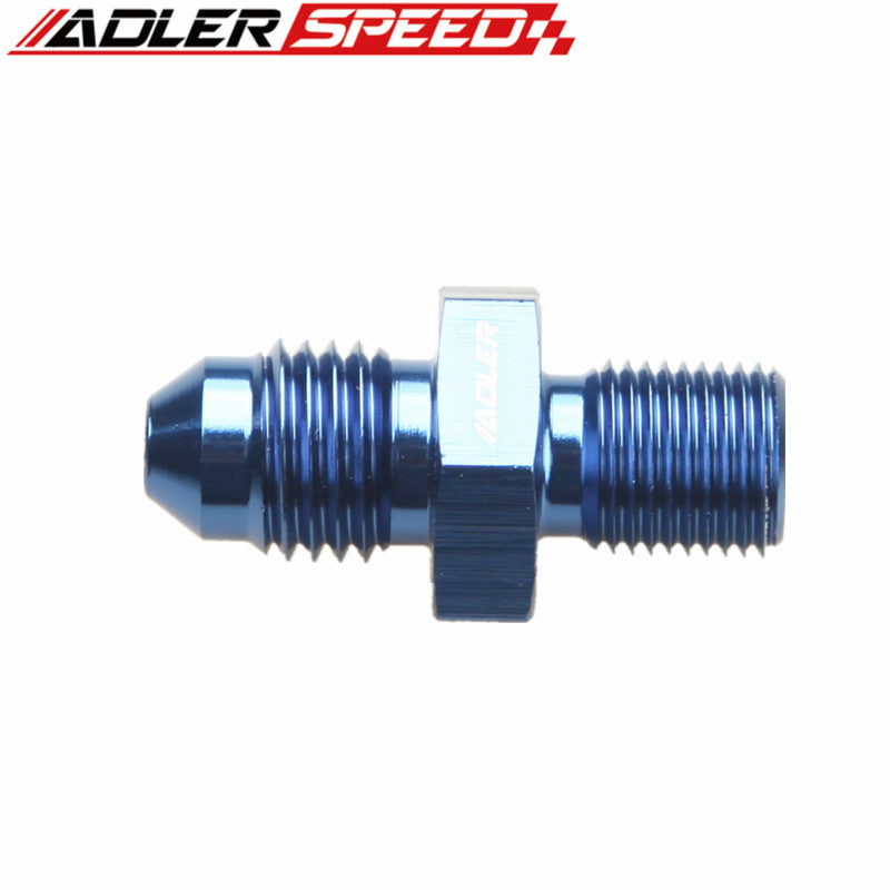 AN4 AN6 AN8 AN10 AN12 Male To 1/8'' 1/4'' 3/8'' 1/2'' 3/4'' BSP BSPP Straight Aluminum Adapter Fitting