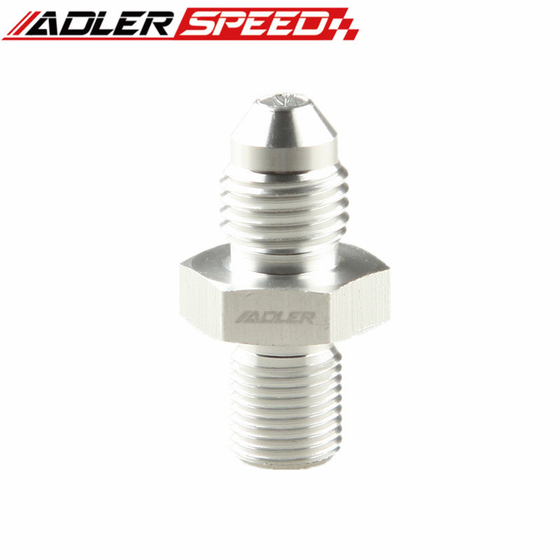 AN4 AN6 AN8 AN10 AN12 Male To 1/8'' 1/4'' 3/8'' 1/2'' 3/4'' BSP BSPP Straight Aluminum Adapter Fitting