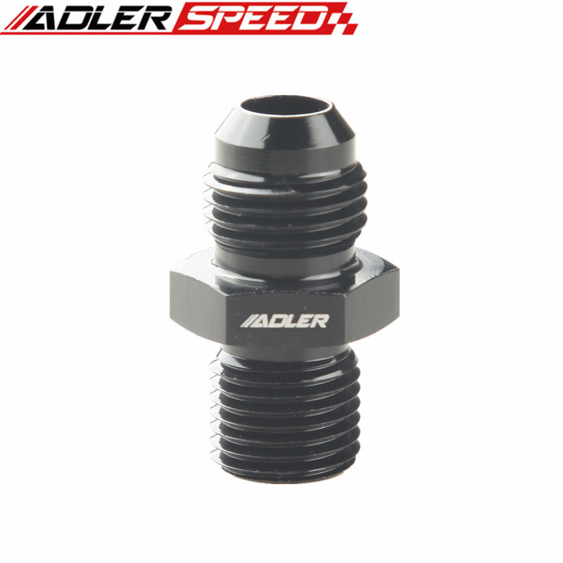 AN4 AN6 AN8 AN10 AN12 Male To 1/8'' 1/4'' 3/8'' 1/2'' 3/4'' BSP BSPP Straight Aluminum Adapter Fitting