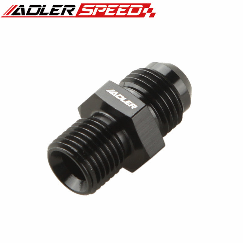 AN4 AN6 AN8 AN10 AN12 Male To 1/8'' 1/4'' 3/8'' 1/2'' 3/4'' BSP BSPP Straight Aluminum Adapter Fitting