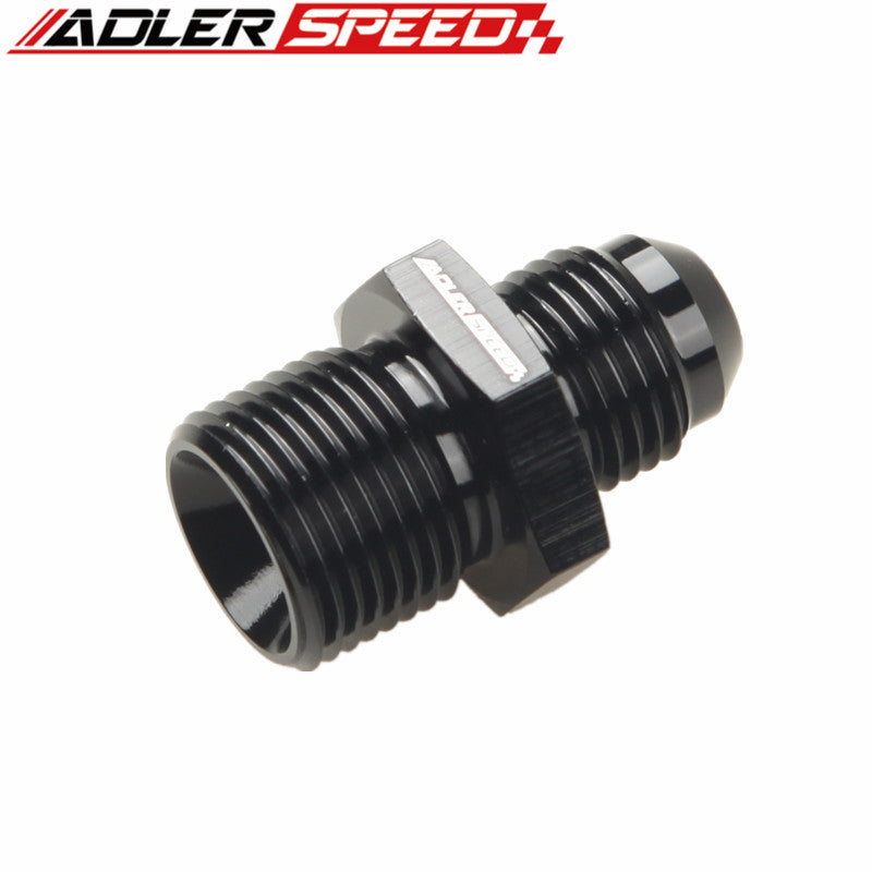 AN4 AN6 AN8 AN10 AN12 Male To 1/8'' 1/4'' 3/8'' 1/2'' 3/4'' BSP BSPP Straight Aluminum Adapter Fitting