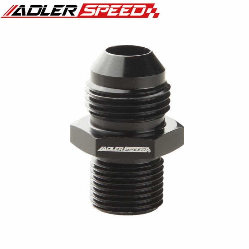 AN4 AN6 AN8 AN10 AN12 Male To 1/8'' 1/4'' 3/8'' 1/2'' 3/4'' BSP BSPP Straight Aluminum Adapter Fitting