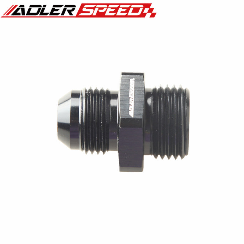 AN4 AN6 AN8 AN10 AN12 Male To 1/8'' 1/4'' 3/8'' 1/2'' 3/4'' BSP BSPP Straight Aluminum Adapter Fitting