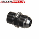 AN4 AN6 AN8 AN10 AN12 Male To 1/8'' 1/4'' 3/8'' 1/2'' 3/4'' BSP BSPP Straight Aluminum Adapter Fitting