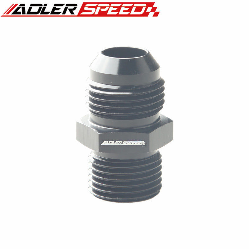 AN4 AN6 AN8 AN10 AN12 Male To 1/8'' 1/4'' 3/8'' 1/2'' 3/4'' BSP BSPP Straight Aluminum Adapter Fitting