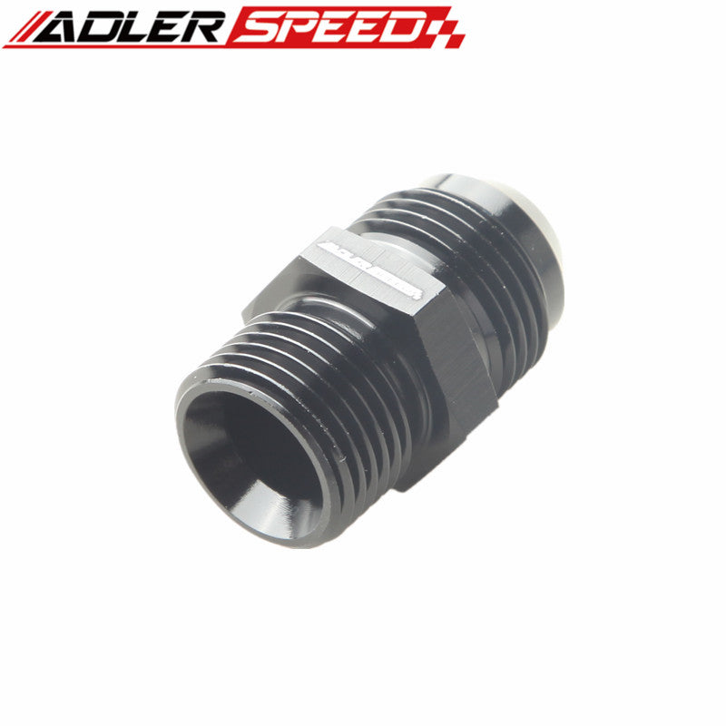 AN4 AN6 AN8 AN10 AN12 Male To 1/8'' 1/4'' 3/8'' 1/2'' 3/4'' BSP BSPP Straight Aluminum Adapter Fitting