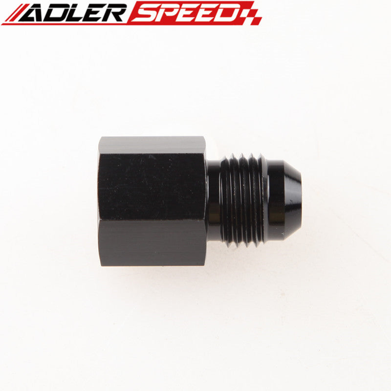 AN6 AN8 AN10 AN12 Male Thread To 1/8" 1/4" 3/8" 1/2"NPT Female Aluminum Straight Adapter Fitting