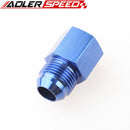 AN6 AN8 AN10 AN12 Male Thread To 1/8" 1/4" 3/8" 1/2"NPT Female Aluminum Straight Adapter Fitting