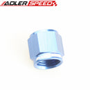AN3 AN4 AN6 AN8 AN10 AN12 Flare End Cap Block Off Fitting Car Performance Aluminum Adapter Black/Blue
