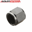 AN3 AN4 AN6 AN8 AN10 AN12 Flare End Cap Block Off Fitting Car Performance Aluminum Adapter Black/Blue