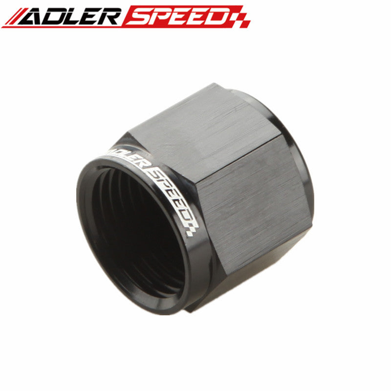 AN3 AN4 AN6 AN8 AN10 AN12 Flare End Cap Block Off Fitting Car Performance Aluminum Adapter Black/Blue