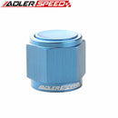AN3 AN4 AN6 AN8 AN10 AN12 Flare End Cap Block Off Fitting Car Performance Aluminum Adapter Black/Blue