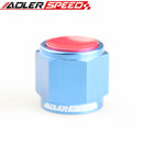 AN6 AN8 AN10 AN12 Flare End Cap Block Off Fitting Car Performance Aluminum Adapter Red & Blue