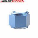 AN3 AN4 AN6 AN8 AN10 AN12 Flare End Cap Block Off Fitting Car Performance Aluminum Adapter Black/Blue