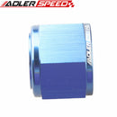 AN3 AN4 AN6 AN8 AN10 AN12 Flare End Cap Block Off Fitting Car Performance Aluminum Adapter Black/Blue