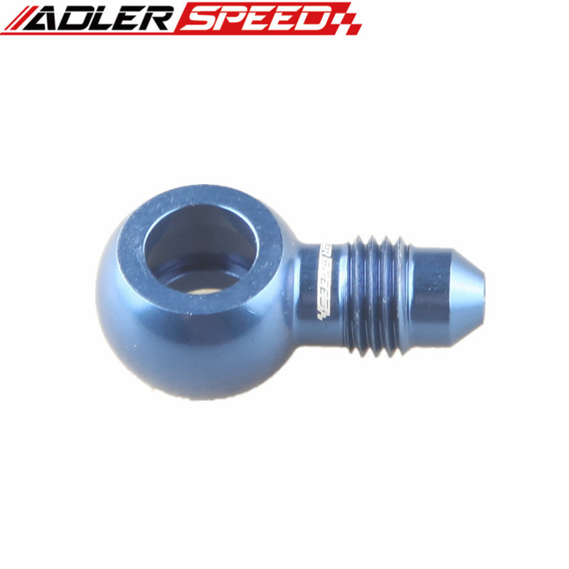 AN3 AN4 AN6 AN8 to 8.5mm 10.2mm 10.5mm Various Size Aluminium Banjo Fitting Adapter Bolt Brake Fitting