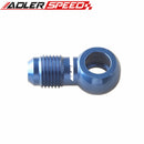 AN3 AN4 AN6 AN8 to 8.5mm 10.2mm 10.5mm Various Size Aluminium Banjo Fitting Adapter Bolt Brake Fitting