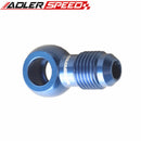 AN3 AN4 AN6 AN8 to 8.5mm 10.2mm 10.5mm Various Size Aluminium Banjo Fitting Adapter Bolt Brake Fitting