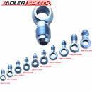 AN3 AN4 AN6 AN8 to 8.5mm 10.2mm 10.5mm Various Size Aluminium Banjo Fitting Adapter Bolt Brake Fitting