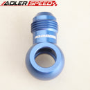 AN3 AN4 AN6 AN8 to 8.5mm 10.2mm 10.5mm Various Size Aluminium Banjo Fitting Adapter Bolt Brake Fitting
