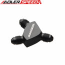 AN3 AN4 AN6 AN8 AN10 AN12 AN16 Aluminium Male Flare Y Block Fitting Adapter