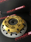 US SHIP! ADLERSPEED CLUTCH TWIN DISC KIT FOR ECLIPSE TALON TSi LASER RS 4G63 AWD 6 BOLT