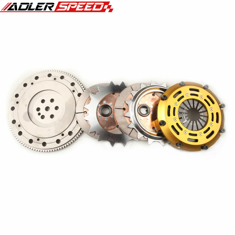 US SHIP ! ADLERSPEED RACING CLUTCH TWIN DISC KIT for ECLIPSE TALON TSi LASER RS 4G63 TURBO