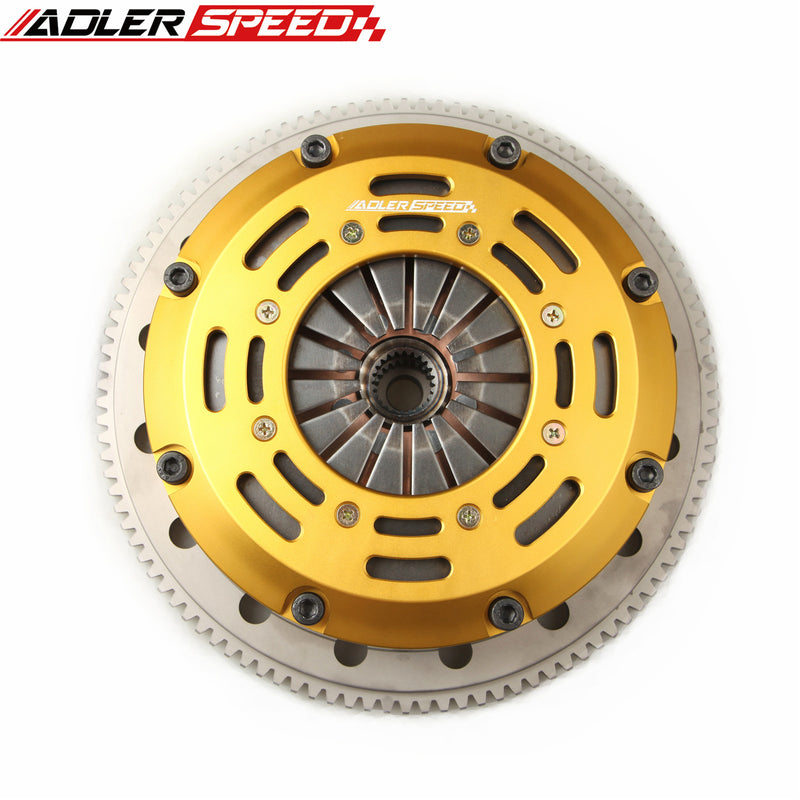 ADLERSPEED RACING CLUTCH TWIN DISC SET for ECLIPSE TALON TSi LASER RS 4G63 TURBO