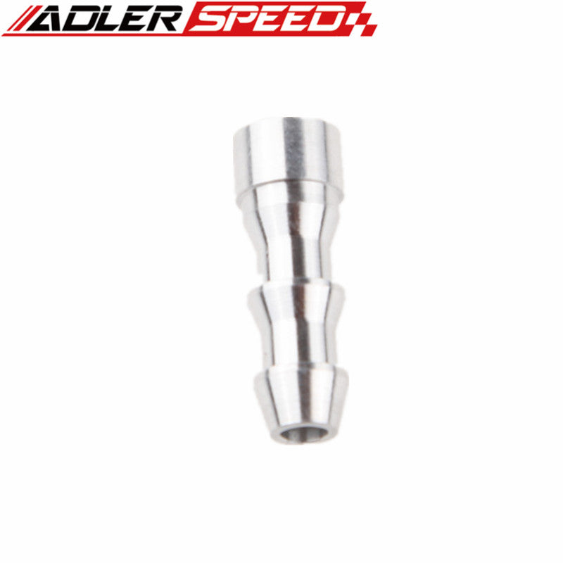 1/4" Barb Straight Weld Bung Aluminum Round Fitting