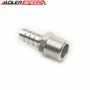 Aluminum Bosch Sytec Fuel Pump Filter 3/8" NPT To 9.3mm Barb Adapter