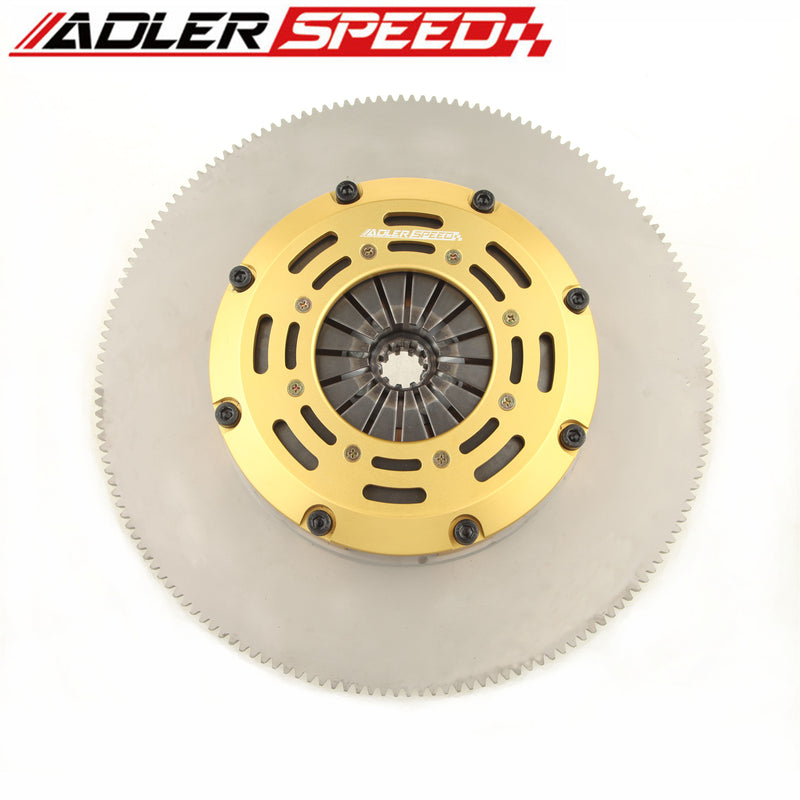 ADLERSPEED Racing Clutch Twin Disc Kit For FORD MUSTANG GT 4.6L SOHC 6-BOLT