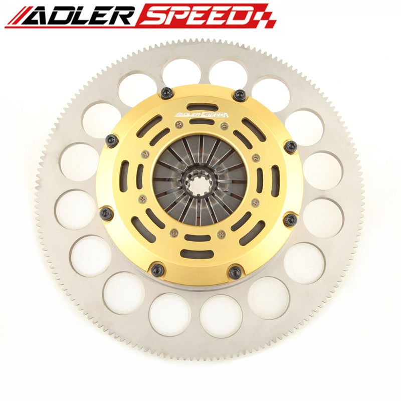 ADLERSPEED RACING CLUTCH TWIN DISC MEDIUM WT FOR FORD MUSTANG GT 4.6L SOHC 6-BOLT