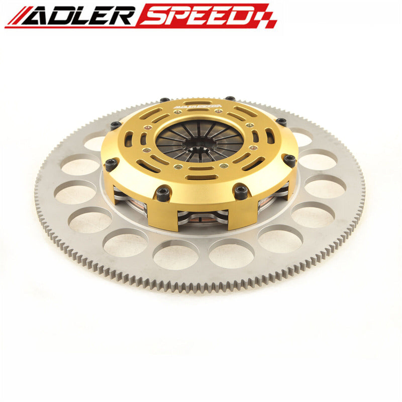 ADLERSPEED RACING CLUTCH TWIN DISK FOR 96-04 FORD MUSTANG GT 6-BOLT MEDIUM WT