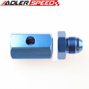AN8 AN10 Alumimun Fuel Cell Tank Safety Roll Over Male Breather Vent Check Valve In Mounted Blue