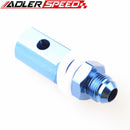 AN8 AN10 Alumimun Fuel Cell Tank Safety Roll Over Male Breather Vent Check Valve In Mounted Blue