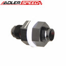 AN-10 10AN AN10 Fuel Cell Tank Adapter Bulkhead Fitting Black /Blue