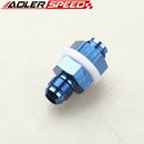 AN-10 10AN AN10 Fuel Cell Tank Adapter Bulkhead Fitting Black /Blue