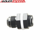 AN-10 10AN AN10 Fuel Cell Tank Adapter Bulkhead Fitting Black /Blue