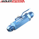 AN4 AN6 AN8 AN10 AN12 AN16 Aluminum Fuel Shut Off Valve With Cable Lever Fitting