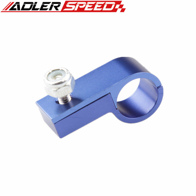 ID 4.8mm 6.4mm Aluminum Line Clamp Hose Clamp Blue