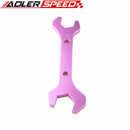 AN-12 AN12 /AN-10 AN10 Double Ended Wrench Spanner CNC Billet Aluminum Purple