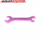 AN-12 AN12 /AN-10 AN10 Double Ended Wrench Spanner CNC Billet Aluminum Purple