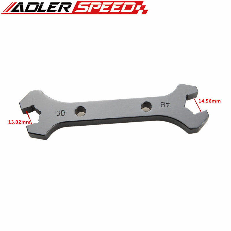AN4/6/8/10/12/16/20 To AN3/4/6/8/10/12/16 Aluminum Double Ended Hose Fitting Wrench Spanner