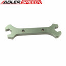 AN-4 (14.56mm) /AN-3 (13.02mm) Double Ended Wrench Spanner Aluminum Green