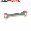 AN-6 / AN-4 Hose Fitting Double Ended Wrench Spanner CNC Billet Aluminum Silver