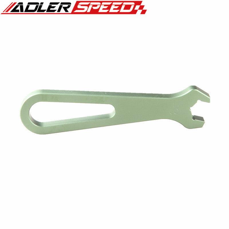 3AN AN-3 AN3 (12.94mm) Single Ended Wrench Spanner CNC Aluminum Green