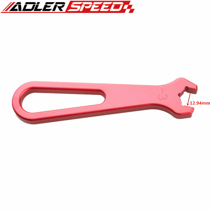 AN3/4/6/8/10/12/16 Aluminum Hose Fitting Single Ended Wrench Spanner Hose End