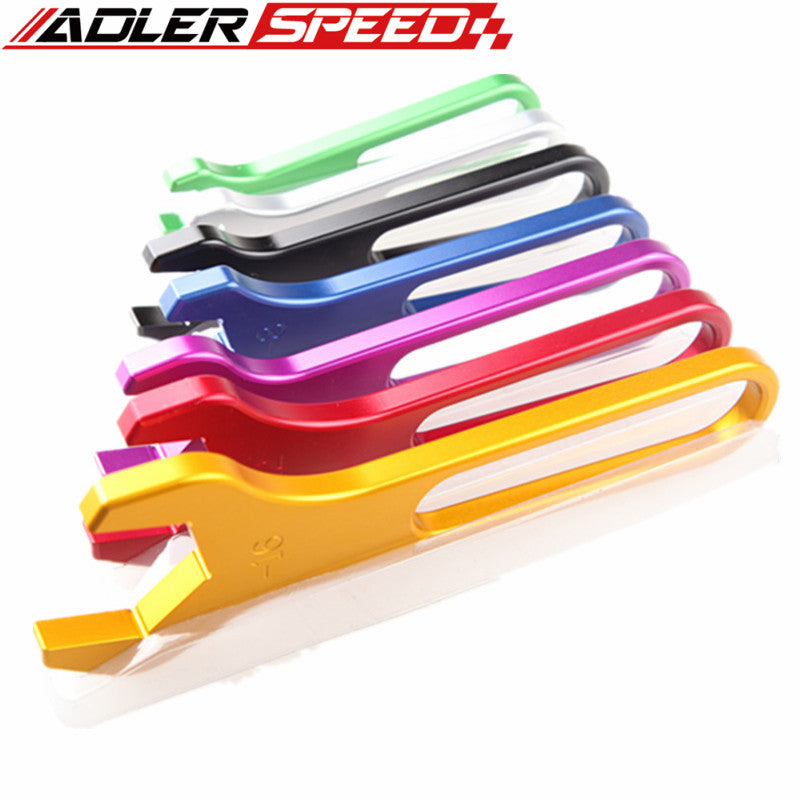 3AN TO 16AN BILLET ALUMINUM ALLOY AN WRENCH SET SINGLE ENDED SPANNER COLORFUL